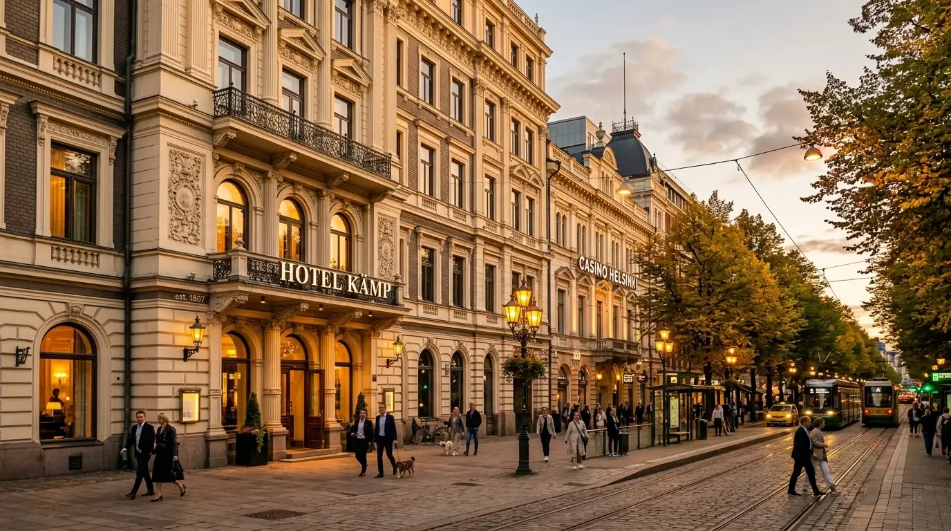 Hotel Kämp exterior in Helsinki